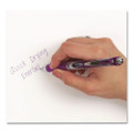 Energel Rtx Gel Pen, Retractable, Medium 0.7 Mm, Violet Ink, Violet/gray Barrel