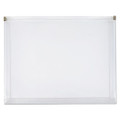 Poly Zip Envelope, Zipper Closure, 10 X 13, Clear, 5/pack