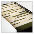 Box Bottom Hanging File Folders, Legal Size, 1/5-cut Tab, Standard Green, 25/box - VISUNV14153