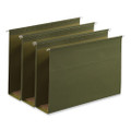 Box Bottom Hanging File Folders, Legal Size, 1/5-cut Tab, Standard Green, 25/box - VISUNV14153