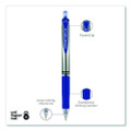 Signo Gel Pen, Retractable, Medium 0.7 Mm, Blue Ink, Blue/metallic Accents Barrel, Dozen