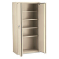 Storage Cabinet, 36w X 19 1/4d X 72h, Ul Listed 350 Degree, Parchment