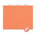 Deluxe Bright Color Hanging File Folders, Letter Size, 1/5-cut Tab, Assorted, 25/box