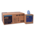 Industrial Paper Wiper, 4-ply, 8.54 X 16.5, Blue, 90 Towels/box, 10 Boxes/carton