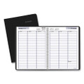 Dayminder Weekly Appointment Book, Vertical-column Format, 11 X 8, Black Cover, 12-month (jan To Dec): 2022