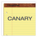 "the Legal Pad" Ruled Perforated Pads, Wide/legal Rule, 50 Canary-yellow 8.5 X 11.75 Sheets, Dozen - VISTOP75351