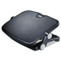 Soft Cushioned Ergonomic Footrest, 14w X 19.63d X 3.75 To 7.5h, Black Soft Cushioned Ergonomic Footrest, 14w X 19.63d X 3.75 To 7.5h, Black