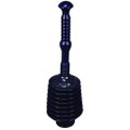 Deluxe Professional Plunger, 11.2" Polyethylene Handle, 6" Dia