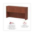 Alera Valencia Series Hutch With Doors, 64.75w X 15d X 35.38h, Medium Cherry