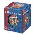 Rubber Band Ball, 3.25" Diameter, Size 34, Assorted Gauges, Assorted Colors, 270/pack