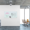 Magnetic Glass Dry Erase Board Value Pack, 72 X 36, White