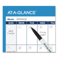 90/120-day Undated Horizontal Erasable Wall Planner, 36 X 24, White/blue Sheets, Undated