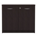 Alera Valencia Series Storage Cabinet, 34 1/8w X 22 7/8d X 29 1/2h, Espresso
