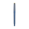 Razor Point Fine Line Porous Point Pen, Stick, Extra-fine 0.3 Mm, Blue Ink, Blue Barrel, Dozen