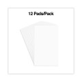 Scratch Pads, Unruled, 100 White 3 X 5 Sheets, 12/pack - VISUNV35613
