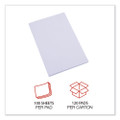 Scratch Pad Value Pack, Unruled, 100 White 4 X 6 Sheets, 120/carton