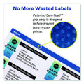 White Shipping Labels-bulk Packs, Inkjet/laser Printers, 3.5 X 5, White, 4/sheet, 250 Sheets/box