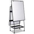 Creation Station Dry Erase Board, 29 1/2 X 74 7/8, Black Frame