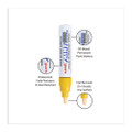 Permanent Marker, Broad Chisel Tip, Yellow