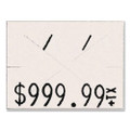 Two-line Pricemarker Labels, 0.44 X 0.81, White, 1,000/roll, 3 Rolls/box