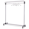Large Capacity Garment Rack, 63.5w X 21.25d X 67.5h, Black/silver Large Capacity Garment Rack, 63.5w X 21.25d X 67.5h, Black/silver