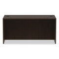 Alera Valencia Series Straight Front Desk Shell, 59.13" X 29.5" X 29.63", Espresso
