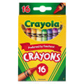 Classic Color Crayons, Peggable Retail Pack, 16 Colors/pack Classic Color Crayons, Peggable Retail Pack, 16 Colors/pack