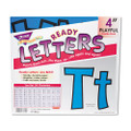 Ready Letters Playful Combo Set, Blue, 4"h, 216/set Ready Letters Playful Combo Set, Blue, 4"h, 216/set