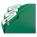 Permanent Trueblock File Folder Labels With Sure Feed Technology, 0.66 X 3.44, White, 30/sheet, 50 Sheets/box - VISAVE5366