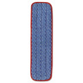 Microfiber Wet Mopping Pad, 18 1/2" X 5 1/2" X 1/2", Red Microfiber Wet Mopping Pad, 18 1/2" X 5 1/2" X 1/2", Red