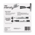 Intensity Advanced Dry Erase Marker, Tank-style, Broad Chisel Tip, Assorted Colors, Dozen
