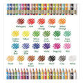 Erasable Color Pencil Set, 3.3 Mm, 2b (#1), Assorted Lead/barrel Colors, 24/pack