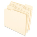 Earthwise By Pendaflex 100% Recycled Manila File Folder, 1/3-cut Tabs: Assorted, Letter, 0.75" Expansion, Manila, 100/box