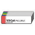 Extra-large Trueblock File Folder Labels With Sure Feed Technology, 0.94 X 3.44, White, 18/sheet, 25 Sheets/pack - VISAVE5026