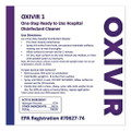 Oxivir 1 Wipes, 6 X 7, 160/canister, 12/carton