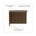 Alera Valencia Series Reversible Return/bridge Shell, 35w X 23.63d X 29.5h, Modern Walnut