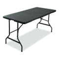 Indestructable Classic Bi-folding Table, 250 Lb Capacity, 60 X 30 X 29, Charcoal