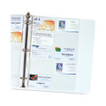 Business Card Binder Pages, For 2 X 3.5 Cards, Clear, 20 Cards/sheet, 10 Sheets/pack - VISCLI61217