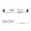Compact Desk Calendar Refill, 3 X 3.75, White Sheets, 2022 Compact Desk Calendar Refill, 3 X 3.75, White Sheets, 2022