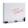 Dry Erase Board, Melamine, 48 X 36, Satin-finished Aluminum Frame