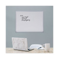 Dry-erase Board, Melamine, 24 X 18, Satin-finished Aluminum Frame