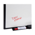 Dry Erase Board, Melamine, 48 X 36, Black Frame