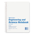 Engineering And Science Notebook, Quadrille Rule, White Cover, 11 X 8.5, 60 Sheets