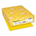 Color Cardstock, 65 Lb, 8.5 X 11, Sunburst Yellow, 250/pack