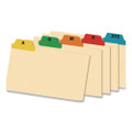 Manila Index Card Guides With Laminated Tabs, 1/5-cut Top Tab, A To Z, 5 X 8, Manila, 25/set