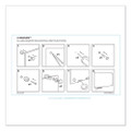 Magnetic Glass Dry Erase Board Value Pack, 48 X 36, White