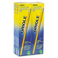 Oriole Pencil, Hb (#2), Black Lead, Yellow Barrel, 72/pack