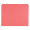 Reinforced Top-tab File Folders, 1/3-cut Tabs: Assorted, Letter Size, 1" Expansion, Red, 100/box