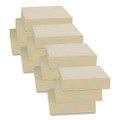 100% Recycled Self-stick Notes, 1.5" X 2", Yellow, 100 Sheets/pad, 12 Pads/pack