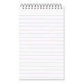 Paper Blanc Xtreme White Wirebound Memo Pads, Narrow Rule, Randomly Assorted Cover Colors, 60 White 3 X 5 Sheets